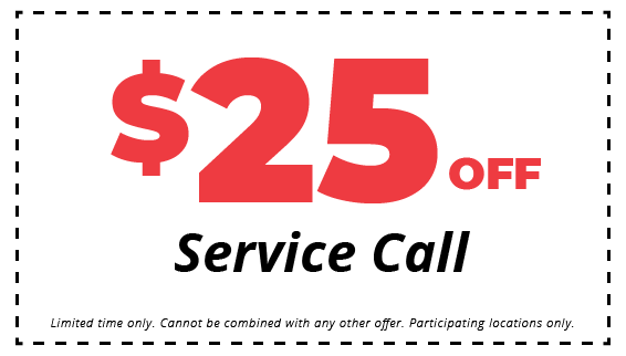 $25 off service call coupon