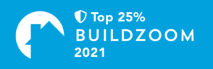 top 25% buildzoom 2021 award