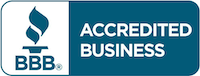 BBB Accredited Logo - horizontal blue