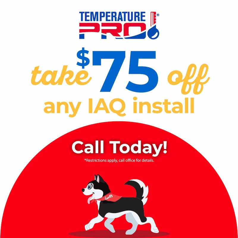 $75 off IAQ install