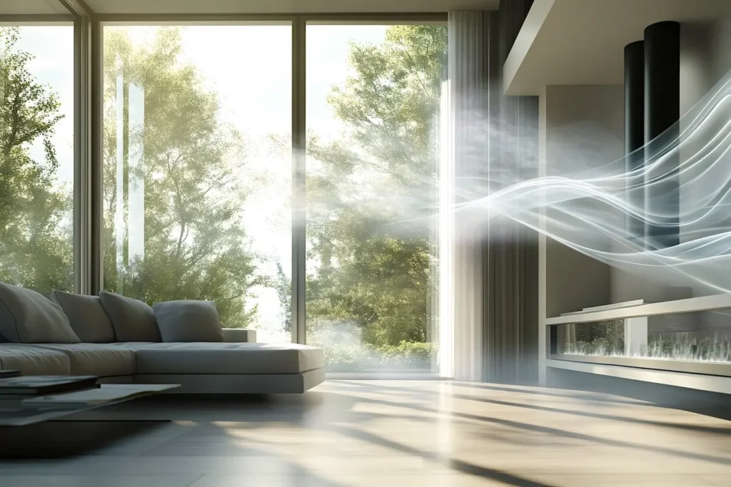 Clean air flowing through a San Jose home.